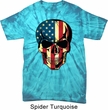 USA Skull Spider Tie Dye Shirt