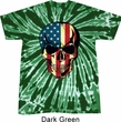 USA Skull Twist Tie Dye Shirt