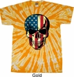 USA Skull Twist Tie Dye Shirt