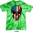 USA Skull Twist Tie Dye Shirt