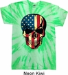 USA Skull Twist Tie Dye Shirt