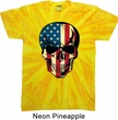 USA Skull Twist Tie Dye Shirt