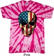 USA Skull Twist Tie Dye Shirt