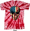 USA Skull Twist Tie Dye Shirt