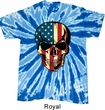 USA Skull Twist Tie Dye Shirt