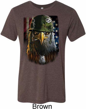 USA Tee American Eagle Tri Blend Tee