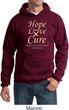 Uterine Cancer Awareness Hope Love Cure Hoodie