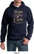 Uterine Cancer Awareness Hope Love Cure Hoodie