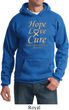 Uterine Cancer Awareness Hope Love Cure Hoodie
