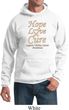 Uterine Cancer Awareness Hope Love Cure Hoodie