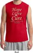 Uterine Cancer Awareness Hope Love Cure Muscle Shirt