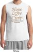 Uterine Cancer Awareness Hope Love Cure Muscle Shirt