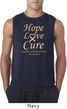 Uterine Cancer Awareness Hope Love Cure Sleeveless Shirt