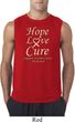 Uterine Cancer Awareness Hope Love Cure Sleeveless Shirt