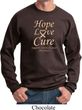 Uterine Cancer Awareness Hope Love Cure Sweatshirt