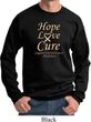 Uterine Cancer Awareness Hope Love Cure Sweatshirt