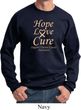 Uterine Cancer Awareness Hope Love Cure Sweatshirt