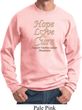 Uterine Cancer Awareness Hope Love Cure Sweatshirt