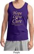 Uterine Cancer Awareness Hope Love Cure Tank Top