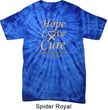 Uterine Cancer Awareness Hope Love Cure Tie Dye T-shirt