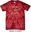 Uterine Cancer Awareness Hope Love Cure Tie Dye T-shirt