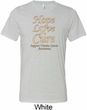 Uterine Cancer Awareness Hope Love Cure Tri Blend Tee