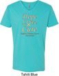 Uterine Cancer Awareness Hope Love Cure V-neck