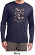 Uterine Cancer Hope Love Cure Dry Wicking Long Sleeve