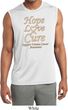 Uterine Cancer Hope Love Cure Dry Wicking Sleeveless Shirt