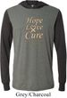 Uterine Cancer Hope Love Cure Lightweight Hoodie