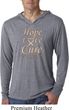 Uterine Cancer Hope Love Cure Lightweight Hoodie Tee