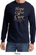 Uterine Cancer Hope Love Cure Long Sleeve