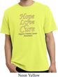 Uterine Cancer Hope Love Cure Pigment Dyed T-shirt