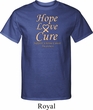 Uterine Cancer Hope Love Cure Tall T-shirt