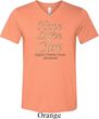 Uterine Cancer Hope Love Cure Tri Blend V-neck