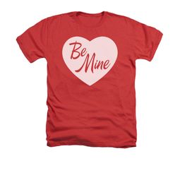 Valentine's Day Shirt Be Mine Adult Heather Red Tee T-Shirt