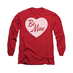 Valentine's Day Shirt Be Mine Long Sleeve Red Tee T-Shirt