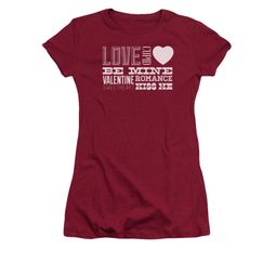 Valentine's Day Shirt Juniors Sweet Nothing Cardinal Tee T-Shirt