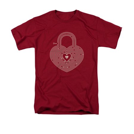 Valentine's Day Shirt Key To My Heart Adult Cardinal Tee T-Shirt