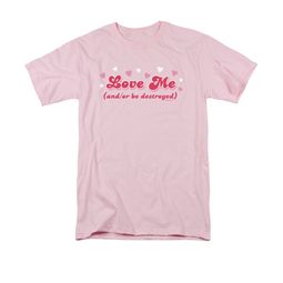 Valentine's Day Shirt Love Me Adult Pink Tee T-Shirt