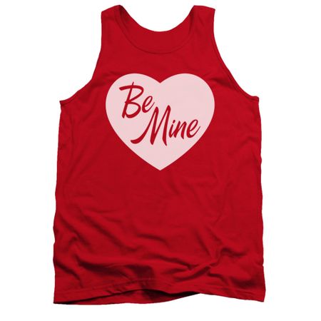 Valentine's Day Tank Top Be Mine Red Tanktop