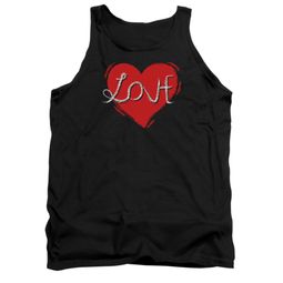 Valentine's Day Tank Top Love Hate Black Tanktop