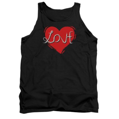 Valentine's Day Tank Top Love Hate Black Tanktop