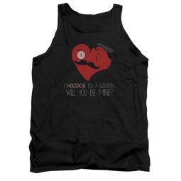 Valentine's Day Tank Top Popping The Question Black Tanktop