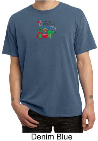 Vegan Mens Pigment Shirt - Dewey Says Eat Your Veggies