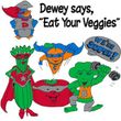 Vegan Mens Tanktop - Dewey Says Eat Your Veggies Adult