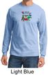 Vegan Shirt  Long Sleeve Mens Tee - Dewey Says Eat Your Veggies