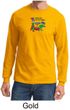 Vegan Shirt  Long Sleeve Mens Tee - Dewey Says Eat Your Veggies