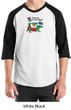 Vegetarian Shirt - Dewey Says Eat Your Veggies Raglan  Adult Shirt