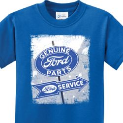 Vintage Sign Genuine Ford Parts Kids Shirts